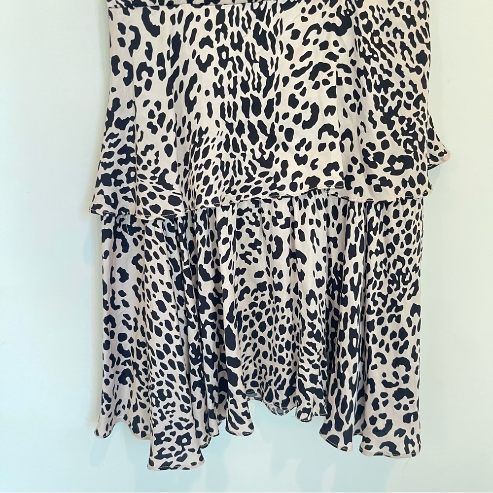 New Olivaceous Leopard Print Ruff Dress - Women's Size Small - Picture 9 of 13